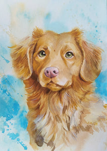 Watercolour Pet Portrait