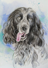 Load image into Gallery viewer, Watercolour Pet Portrait