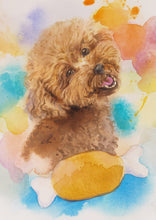 Load image into Gallery viewer, Watercolour Pet Portrait