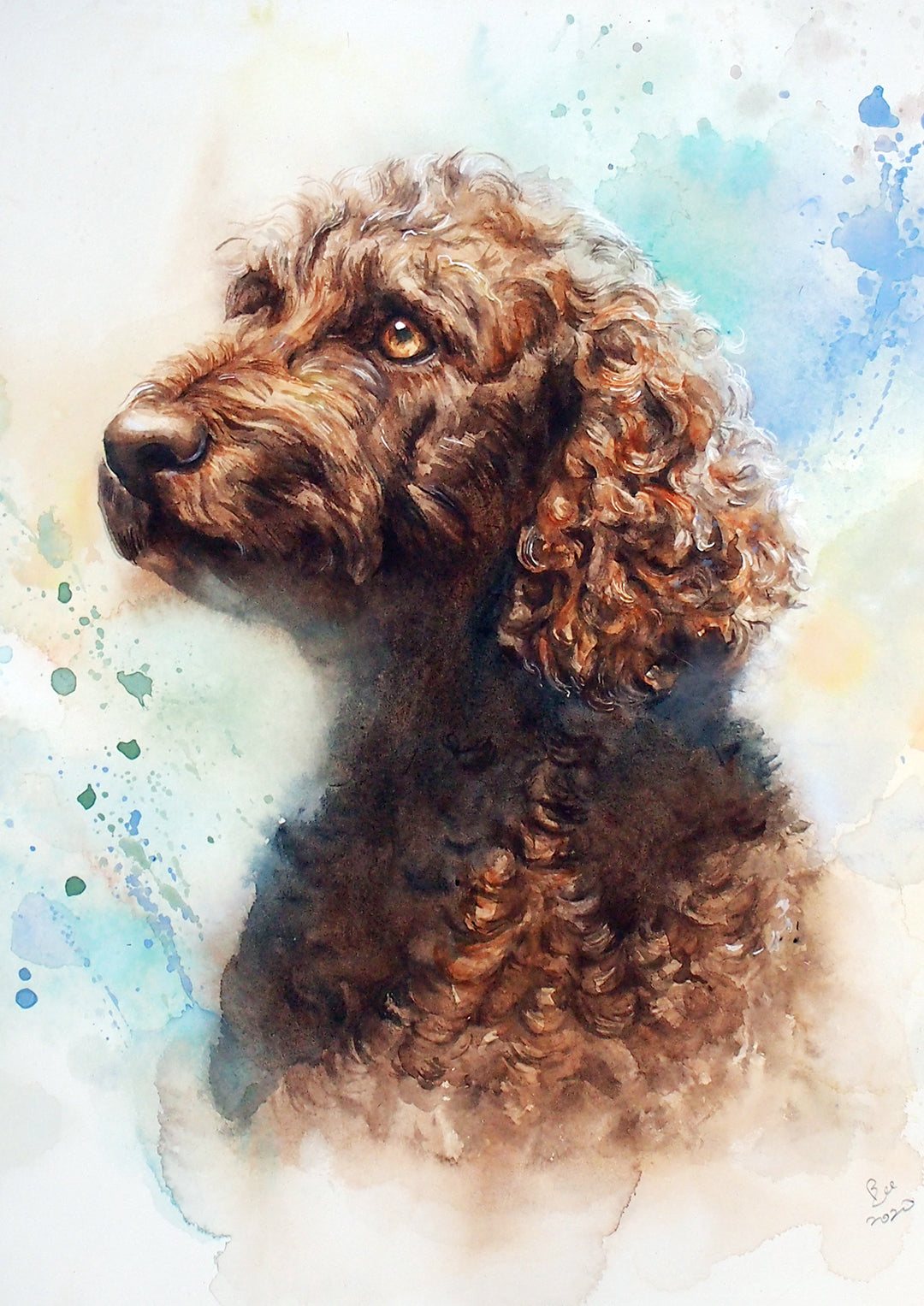 Watercolor animal sale portraits